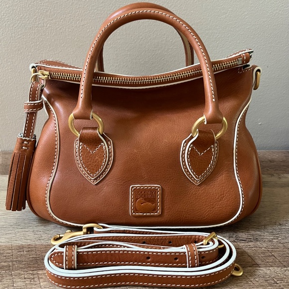 Dooney & Bourke Florentine Small Satchel in Natural - Picture 1 of 11